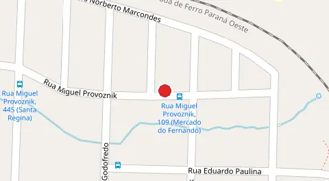 Mapa da localização