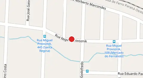 Mapa da localização