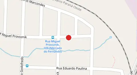 Mapa da localização