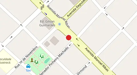 Mapa da localização