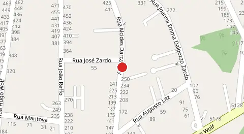 Mapa da localização