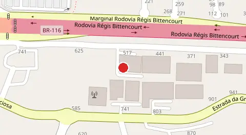Mapa da localização