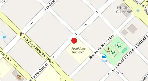 Mapa da localização