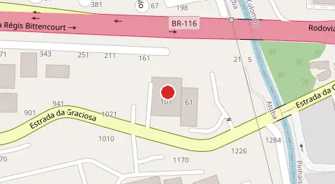Mapa da localização