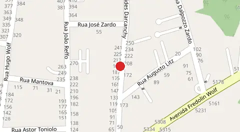 Mapa da localização