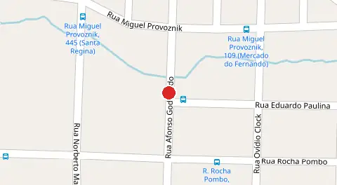 Mapa da localização