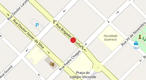 Mapa da localização