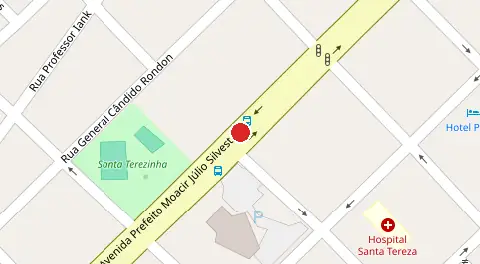 Mapa da localização