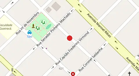 Mapa da localização