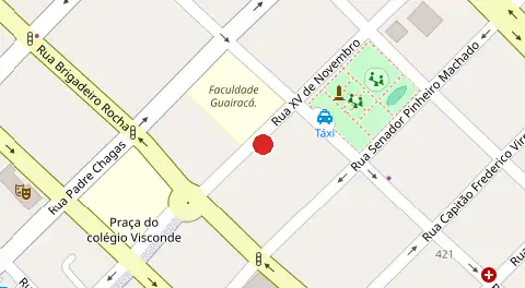 Mapa da localização