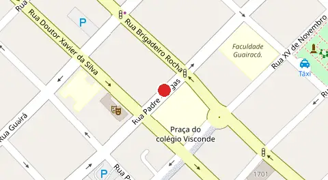 Mapa da localização