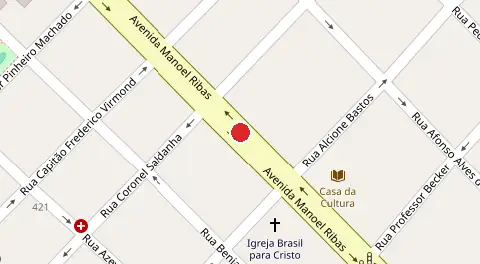 Mapa da localização