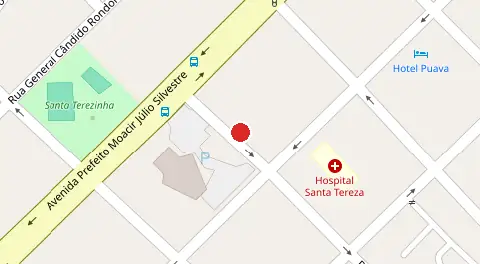 Mapa da localização