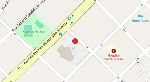 Mapa da localização