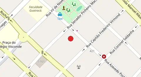Mapa da localização