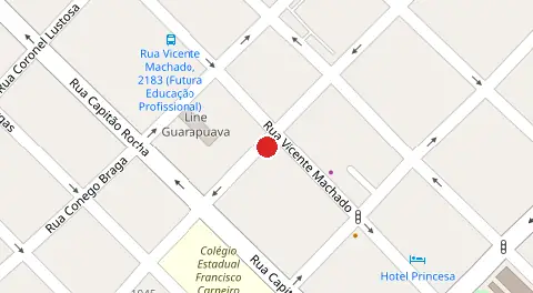 Mapa da localização
