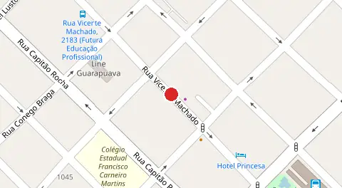 Mapa da localização