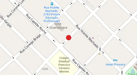 Mapa da localização