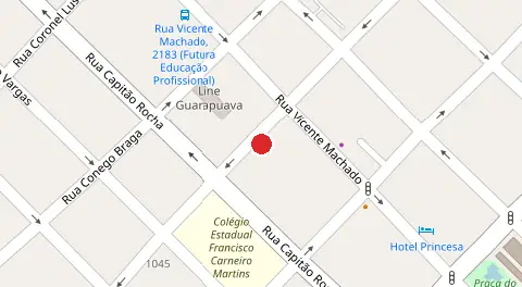Mapa da localização