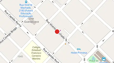 Mapa da localização
