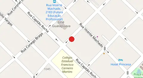 Mapa da localização