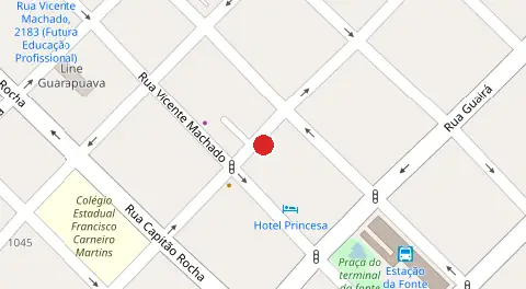 Mapa da localização