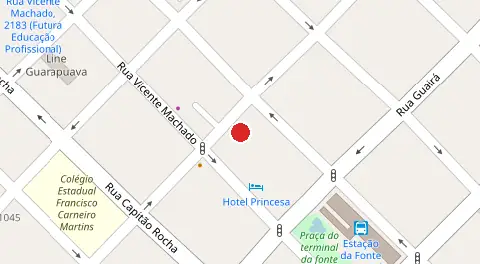 Mapa da localização