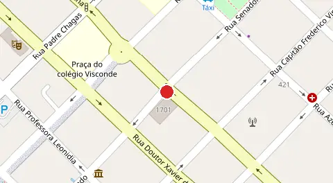 Mapa da localização