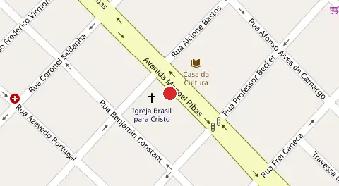 Mapa da localização