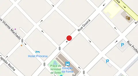 Mapa da localização