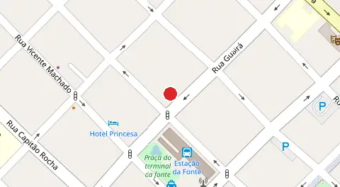 Mapa da localização