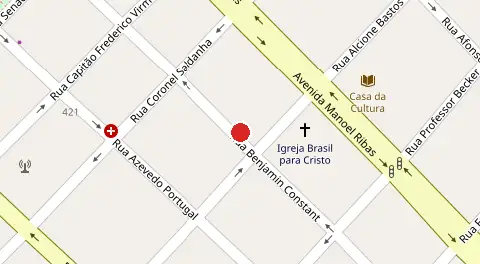 Mapa da localização