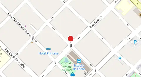 Mapa da localização