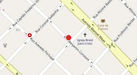 Mapa da localização