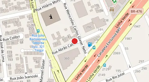 Mapa da localização