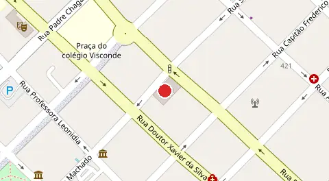 Mapa da localização