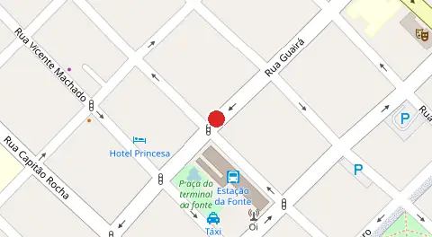Mapa da localização