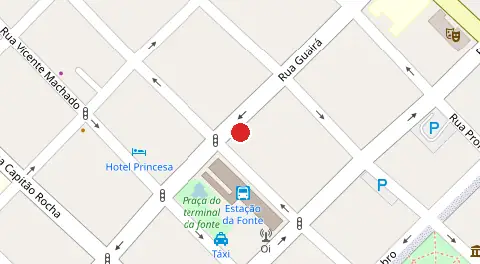 Mapa da localização