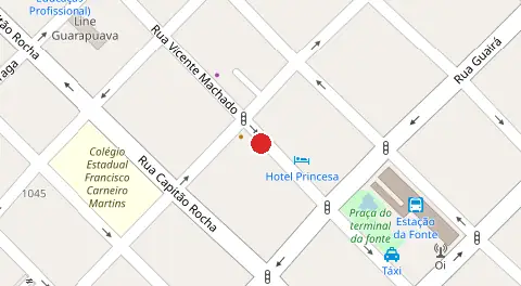 Mapa da localização