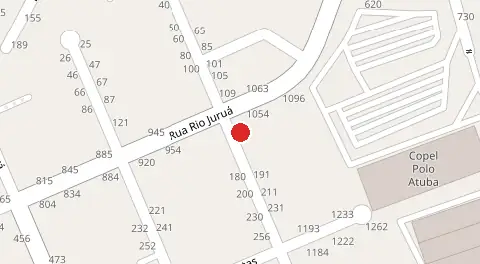 Mapa da localização