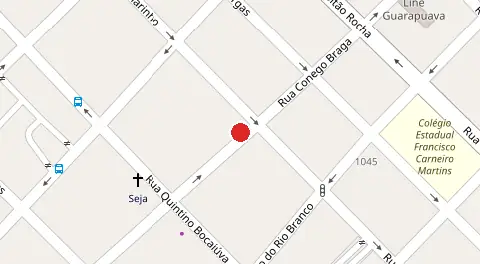 Mapa da localização