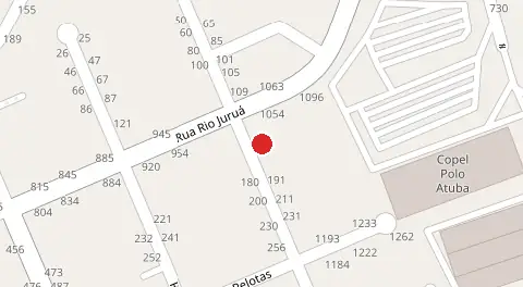 Mapa da localização