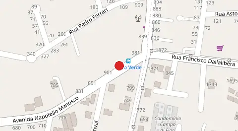 Mapa da localização