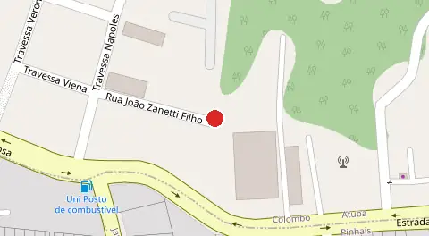 Mapa da localização