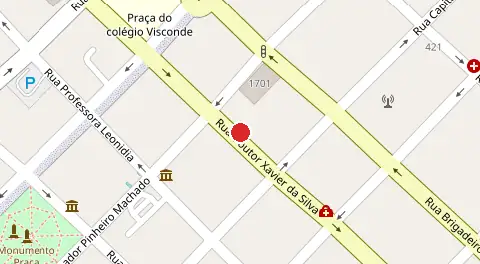 Mapa da localização
