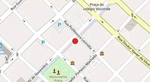 Mapa da localização
