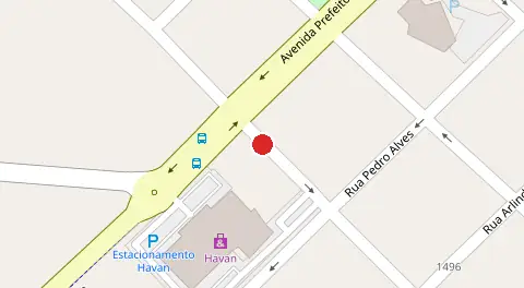 Mapa da localização