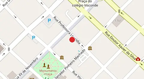 Mapa da localização