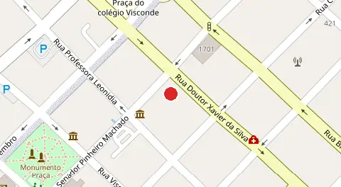 Mapa da localização