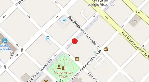 Mapa da localização